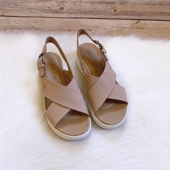 Timberland Los Angeles Wind Slingback Light Beige Sandals - Picture 4 of 8
